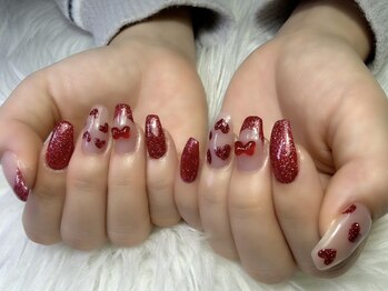 マンディーズ(MandY's)の写真/お客様1人ひとりの”可愛い”をぎゅっと詰め込んだ指先に♪人気No.1《持ち込みdesign¥8800》パラジェル導入