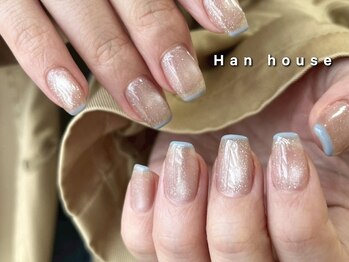ハンハウス(Hanhouse)の写真/シンプルで上品なデザイン～お洒落トレンドアートまで♪季節に合わせたお任せニュアンスネイルも人気♪