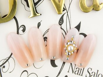 ネイルサロン ディーバ ギンザ(Nail salon Diva GINZA)/シンプルビジュー¥8500