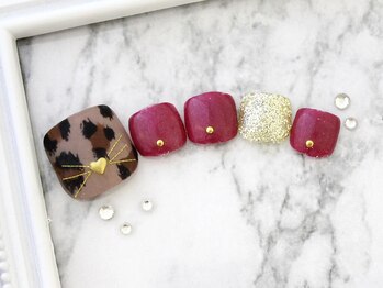 ネイルサロンフォーユー(for u)/レオパード♪￥７０００