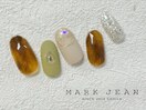 156. べっ甲　ラメ　ネイル