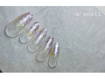 エムズネイル 武生店/クリアデザイン♪