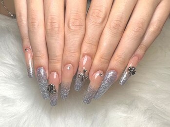 トレース ねいるぶ イオンスタイル上田店(tres)の写真/お気に入りカラー×パーツであなただけの指先に☆今流行りの「フラッシュネイル」「マグネットネイル」も♪