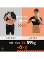 トキエル 金山 東別院店(TOKIEL)&nbsp;ダイエットで通ってくださった方のbefore &after