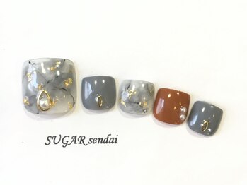シュガーセンダイ(SUGAR sendai)/グレー×大理石☆定額9900円