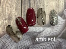 ネイルスタジオ アンビエント 表町店(Nail Studio ambient)/大理石ニュアンスネイル