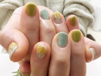 プルミエ ネイル(Premier Nail)/ミモザネイル