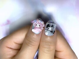 新宿３dネイル サンリオネイル