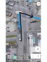 モルティープリマクラッセ 宇都宮東店(Molti Prima Classe)/1つ目の信号を右折