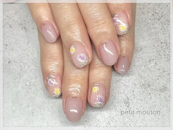 プチムトン 鶯谷店(petit mouton)/【チューリップネイル】