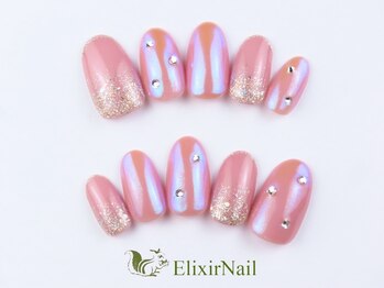 エリクサーネイル 神田(Elixir Nail)/シンプル/クーポン使用