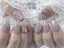 ツイードネイル8500円