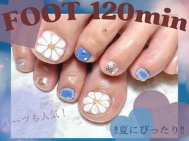 FOOT持ち込みアートネイル120分