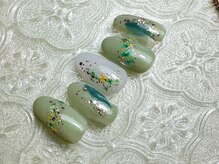 ビューティフルムーン ネイル 本厚木(Beautiful Moon Nail)/☆押し花定額☆