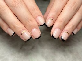 シンプル細めフレンチ