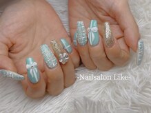 ライク(Like)/ティファニーブルー/リボン