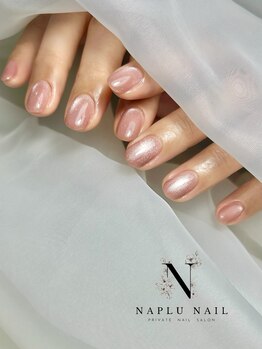 ナプラネイル(Naplu nail)/シンプル　マグネットネイル