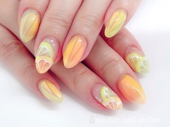 ミケ/レモンネイル