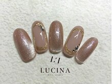 ネイルスタジオ ルキナ(LUCINA)/T-136 大人可愛ニュアンスネイル