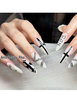 アモールビューティー 新宿店(Amor Beauty)/チップ長さだしYK2アートネイル