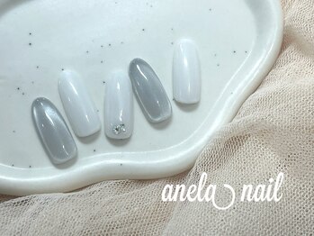 アネラネイル(anela nail)/シンプルオフィスネイル/6,980円