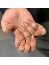 ビー 高槻(be)/ドットネイル/クリアフレンチ