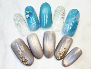ネイルサロン ヴェリィ 横浜店(NAIL SALON Very)の写真/上品かつハイセンスなデザイン多数♪使用するジェルにもこだわり,丁寧な施術で長持ち♪スクール併設サロン!