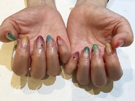 かき氷ネイル