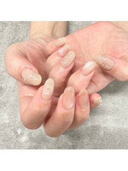 アトリエリン(Atelier Rin)の写真/覚王山駅1分*シンプル~こだわりデザインまで対応◎ニュアンス/韓国ネイルもご用意◎【マグネット¥6600】