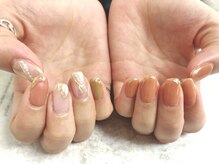 モグネイル(Mogunail)/オレンジニュアンス/夏2021