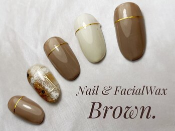 ブラウン(Brown.)/ニュアンスチェック