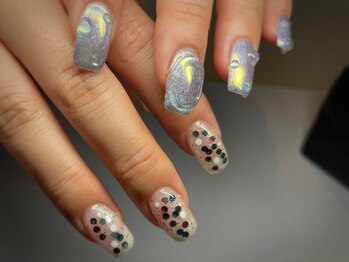 アイラッシュネイルサロン セシルビー(SECILB)/ちぐはぐデザイン