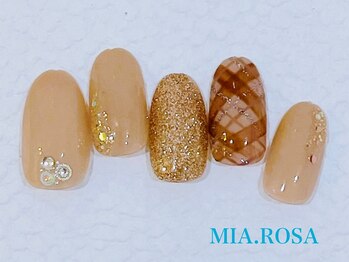 ミアローザ(Mia Rosa)/定額Ｔ☆チェックネイル☆