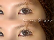 フロムネイルアンドアイラッシュ 神戸三宮(from nail&eyelash)/フラットラッシュ100本