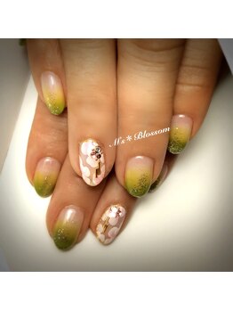 ネイルサロンアンドスクールエムズブロッサム(Nailsalon & school M's Blossom)/ジェルアート込コース
