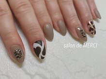 サロン ド メルシー(Salon de MERCI)/バレンタイン nail☆