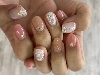 ルプリュシュ ルフレ(Le plus reflet)/シェル/夏ネイル