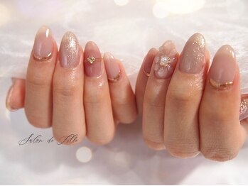 サロン ド フィーユ(Salon de Fille)/大人可愛いネイル.。