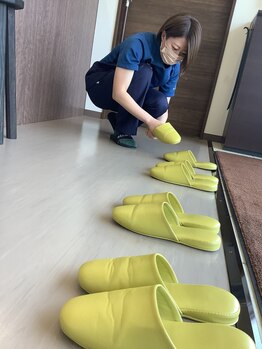 秋田アール整体院/★消毒★