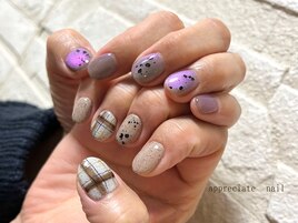 チェックネイル♪