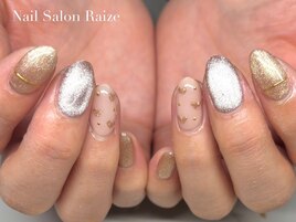 ハートネイル/シルバーネイル
