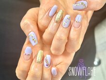 スノーフレーク(Snowflake)/定額デザイン¥8000