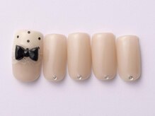 ジェミーネイル エビス(Jemiy nail ebisu)/ドットリボンガーリー8480yen