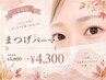 "秋のご褒美パーマ"【9/30まで★】まつげパーマ（上）￥4300