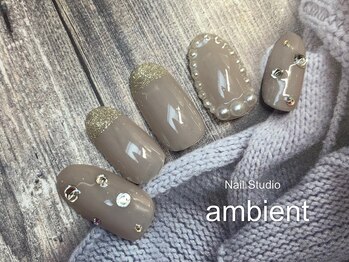 ネイルスタジオ アンビエント 表町店(Nail Studio ambient)/パールネイル