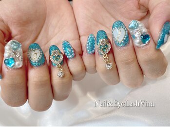 ネイルアンドアイラッシュヴィーナ ゆめタウン廿日市店 (Nail&EyeLash Vina)/ハートネイル