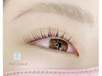 ピュアアイラッシュ(Pure Eyelash)の写真/次世代まつ毛☆パーマパリジェンヌラッシュリフトで下がりまつ毛さんのお悩み解消☆