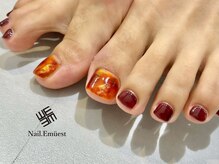 ネイル エミュスト(Nail Emuest)/フット/べっ甲ネイル