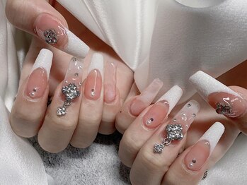 モルフォネイル(Morpho nail)/#新宿ネイル#大人可愛いネイル