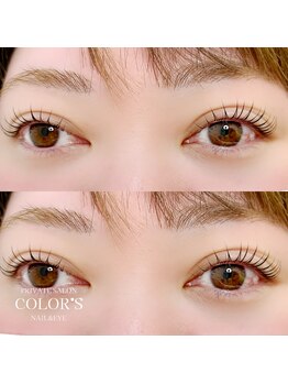 カラーズ ネイル アンド アイ(COLOR'S NAIL&EYE)/オーダーメイドまつ毛パーマ
